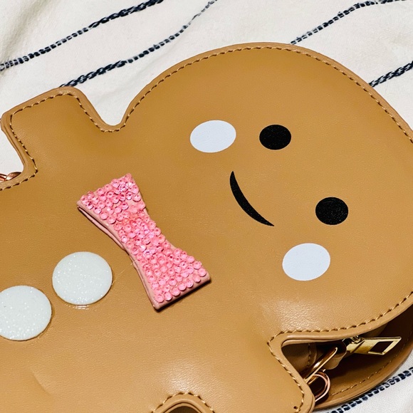 Ginger bread novelty micro purse / fits iPhone 14 Pro Max - Picture 2 of 9